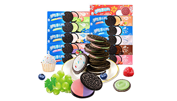 奥利奥巧克力原味夹心饼干10盒装小零食饼干小包装巧克力饼干小吃